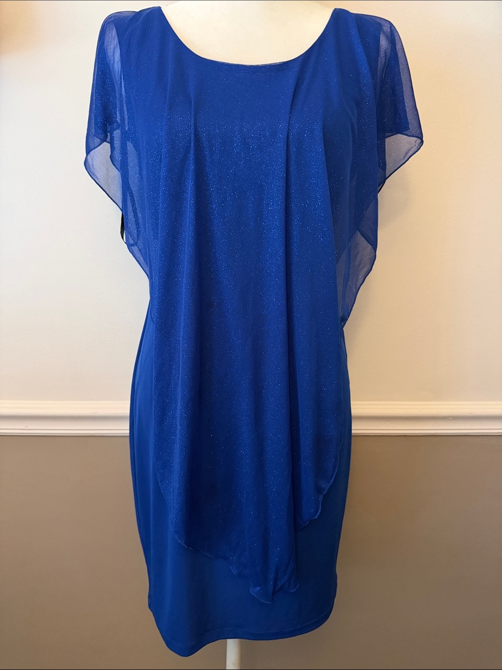 Enfocus Studio Royal Blue Midi Dress